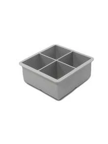 1个可重复使用的蜂窝状3D硅胶冰格模具，适用于威士忌、鸡尾酒、果汁，非常适合万圣节、圣诞节和各种庆祝活动 - 四格冰格 - 查看 13