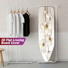 1pc 2D Ironing Board Cover – Easy-To-Clean, Dust-Proof Cover (Ironing Board Not Included). Features An Elastic Edge For Easy Installation, Fits Various Sizes, And Provides Excellent Protection For Your Ironing Board. - A - View 8