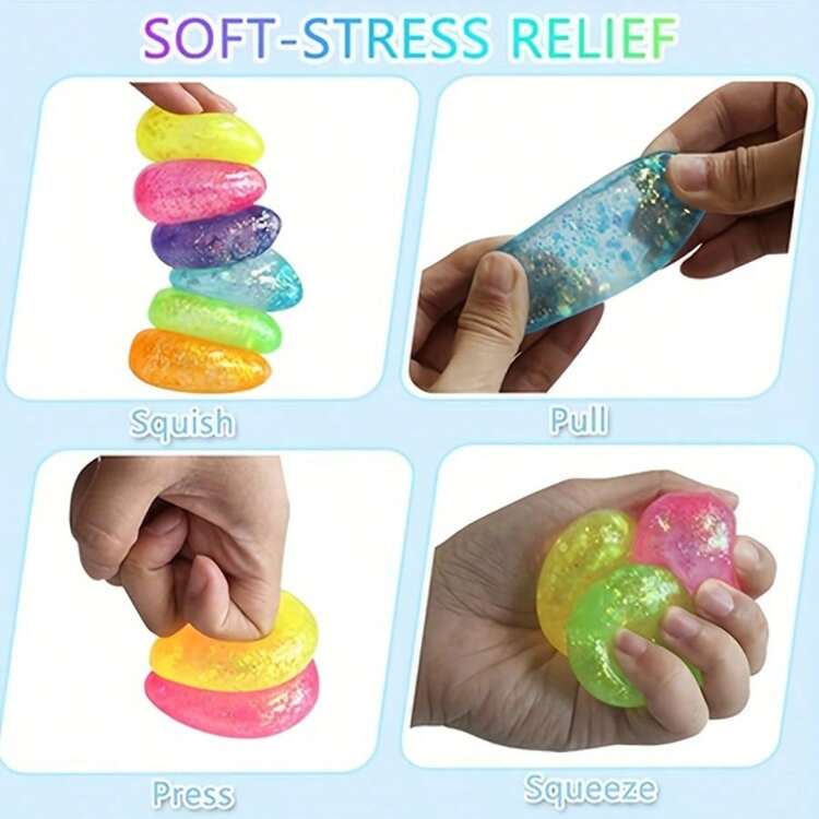 Đồ chơi bóp mềm hình giọt nước NeeDoh, chất liệu mềm mại và đàn hồi chậm, đồ chơi bóp thư giãn giúp trẻ em và người lớn giảm căng thẳng khi học tập và làm việc. - Nhiều màu - Xem 5