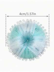 12个可重复使用的尼龙洗衣球，宠物毛发去除器，防缠绕洗衣球，适用于滚筒洗衣机，有效去除衣物、床上用品、浴室用品和清洁用品上的毛发 - 彩色 - 查看 11