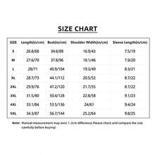 1 Piece Of Women's Short-Sleeved T-Shirt With Round Neck And Rabbit Print, Comfortable Fit, Machine Washable, Casual And Fashionable T-Shirt, Spring And Summer Clothing For Women, Suitable For Family Gatherings And Travel, 180g 100% Cotton. - 白色 - 查看 6