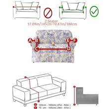 1 buah Sarung Sofa Sutra Susu Motif Bunga, Sarung Sofa Dekoratif Elastis Anti Selip untuk Sofa Satu/Dua/Tiga/Empat Dudukan, Tahan Hewan Peliharaan, Berwarna-warni, Cocok untuk Musim Semi, Musim Panas, Musim Gugur, Musim Dingin - MultiWarna - View 15