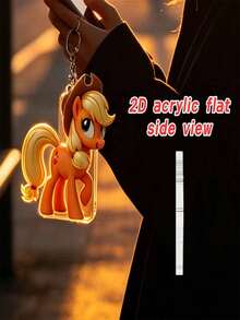 Móc khóa MY LITTLE PONY - Móc khóa kỳ lân cầu vồng hoạt hình - Móc treo cặp sách trên xe hơi - Móc khóa - Móc treo chìa khóa hoạt hình bằng nhựa PVC mềm - Móc treo búp bê 3D tự làm - Quà tặng nhỏ - Nhiều màu - Xem 4