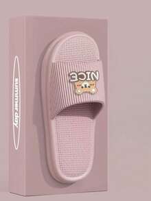Sandal Pasangan Musim Panas Terbaru, Tenang, dan Anti Selip, Cocok untuk Penggunaan di Dalam Ruangan, Rumah, Kamar Mandi, dan Shower - Berwarna merah muda - View 2