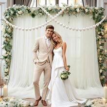 12 piezas Guirnalda de perlas falsas blancas grandes con forma de corazón, adecuada para escaleras del hogar, bodas, árboles de Navidad, decoraciones de fiesta, decoración de colgantes de perlas grandes, decoración de fondo, accesorios fotográficos, bodas y fiestas - Donación de amor - Ver 10