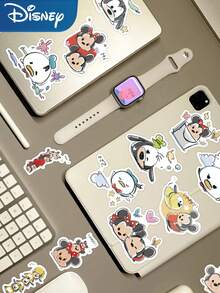 50 miếng dán hoạt hình chuột Mickey của Disney dùng cho laptop, vali, ván trượt, sổ lưu niệm, điện thoại, đàn guitar, hình dán graffiti ngộ nghĩnh. - A - Xem 9