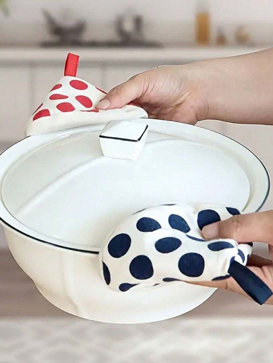Triangular Heat Insulation Pot Lid For Home Use, Oven- Triangular Cover, Iron Pot Handle, High Temperature Resistant Cooking Tool - 查看 1