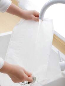 Reusable Fine Mesh Nylon Filter Bags, Suitable For Making Juice, Cheese, Cold Brew Coffee, Etc. Ultra-Fine Nylon Filter Cloth Multi-Purpose Food Strainer Bags, Nylon Material, No Static, Essential For Kitchen, Ideal Christmas Kitchen Gift For Home Chefs, Can Save Kitchen Storage Space - White - View 4