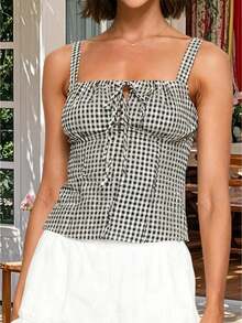 Women Tank Tops & Camis - Black - View 1