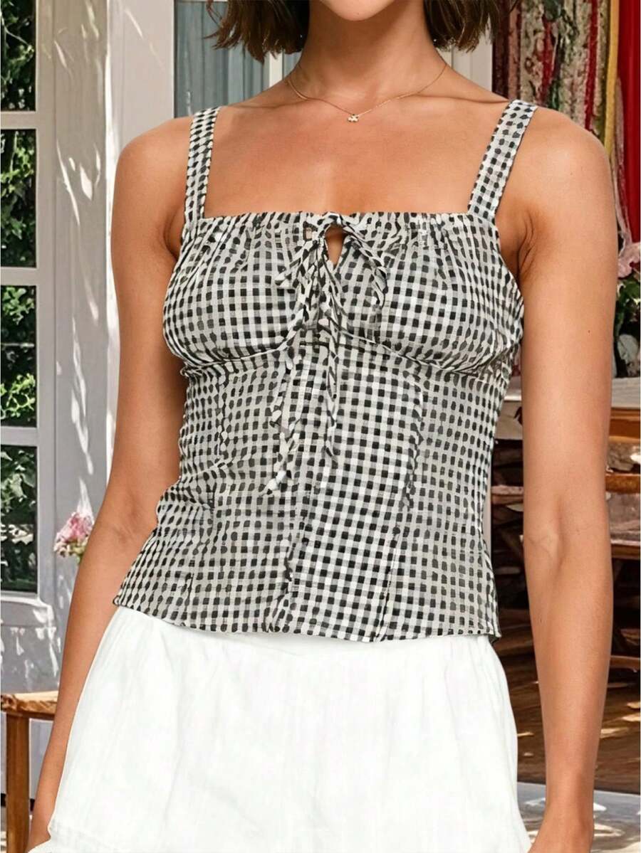 Women Tank Tops & Camis - Black - View 1