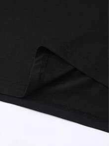 La vida será mejor, con mis hijos, mamá, la camiseta de mamá, la vida de mamá, regalo para el Día de la Madre, camiseta fresca de verano, estilo unisex, camiseta fresca de verano, estilo unisex. - Negro - Ver 6