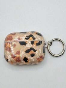 Pro 3 Protective Case, Shell/Leopard Print Pattern, Apple Bluetooth Earphone Cover With Lanyard, Soft Case For  1/2,  Pro 2 & 3 - 金子 - 查看 10