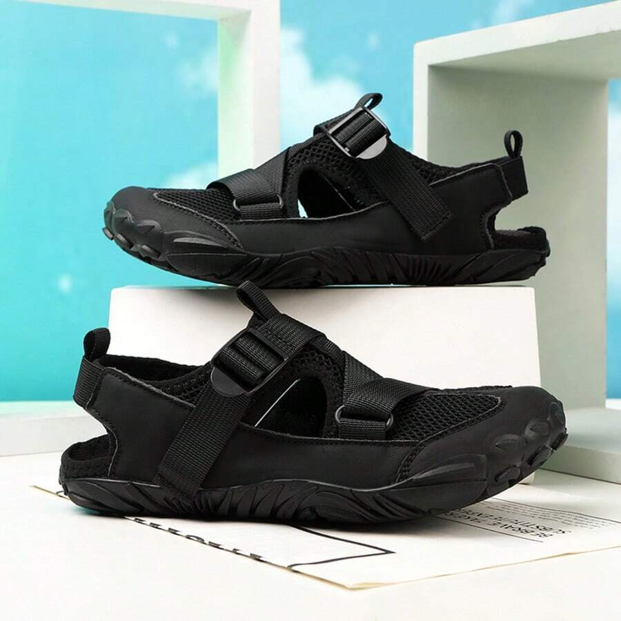 Sandalias multifuncionales para vadear de mujer, parte superior de malla transpirable con , suela blanda antideslizante y de secado rápido para playa, senderismo, rafting, piscina