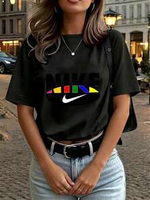 Women T-Shirts - Black - View 4