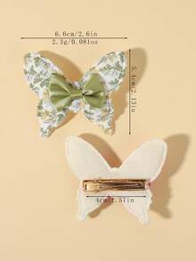 6pcs Bow Hair Clips, Unique Design, Practical & Durable, Fashionable Accessories, Great Birthday Gift - Mixed color - View 10
