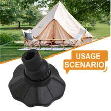 4Pcs Frog Flippers Anti Sink Table Feet Covers Foldable Camping Table Leg Pads Non Slip Wear Resistant Outdoor Camping Furniture Foot Protector - Black - View 5