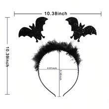 Halloween Bat Magic Wand Set With Spider Headband, Party Costume Props, Holiday Magic Wand, Perfect For Trick Or Treat, Costume Parties, And Decorations - Multicolor - View 4