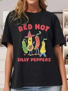 Women T-Shirts - Black - View 1