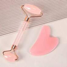 Natural Rose Quartz Heart-Shaped Massage Tool, Couples Face & Body Soothing Gua Sha Board - Ideal Gift For Valentine's Day, Mother's Day, 520, Thanksgiving, And New Year, Perfect For Gifting To Family And Friends! - Multicolor - View 16