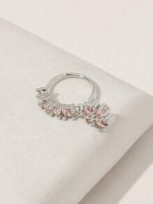 1个20克粉色花朵吊坠鼻环，锆石花朵吊坠鼻圈饰品，适合女性作为圣诞节、万圣节、情人节、生日礼物或日常佩戴 - 金色 - 查看 10