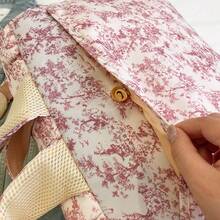 Ba lô đựng tã đa năng dung tích lớn mới, nhẹ và tiện lợi cho mẹ và bé. - Màu Hồng baby - Xem 2