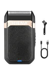 HIENA Professional Men's Hair Clipper And Shaver Set, 5-Piece/3 PiecesSingle Unit Optional, USB Rechargeable Cordless Hair Clipper With LED Display, Lithium Battery, Mini Body, Multiple Accessories, Suitable For Beginner Barbers And Home Use, Exquisite Gift Box Packaging, Create Your Own Men's Hair Clipper Set - Black - View 12