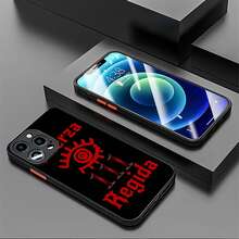La funda **Red Eye Power Number** es compatible con Samsung, Apple, VIVO, OPPO, , Transsion, ,  y Honor. Fabricada en silicona TPU, ofrece protección contra golpes y caídas. - Negro - Ver 4