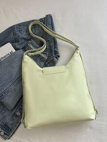 Large Capacity Plaid Backpack, New Korean Fashion Versatile Commuter Tote Bag - Multicolor - View 9