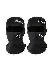 1/2/3 piezas Gorro tipo gorro de punto unisex de secado rápido con estampado, adecuado para ciclismo, correr, deportes al aire libre, forro de casco elástico y transpirable - Multicolor - Ver 12
