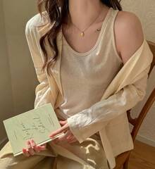 Women Tank Tops & Camis - White - View 3