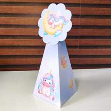60 Caixinhas UNICORNIO - Caixinhas para decoração e lembrancinha de aniversário infantil - Pegue e Monte - Visão 2