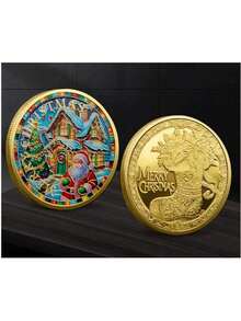 1pc Blind Box Commemorative Coin Random Style Collectible Coin Blind Bag/Collectible Blind Box Limited Edition Creative Holiday Gift Campus Stall Hot-Selling Item Fun Gift Unboxing Random Style Not Specified Please Do Not Purchase Thank You - Multicolor - View 2