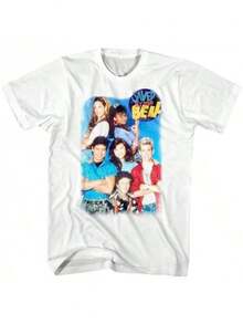 Camiseta de Hombre con Foto de la Clase de Saved By The Bell - Blanco - Ver 8