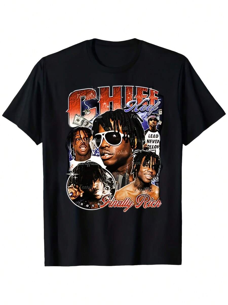 Men T-Shirts - Black - View 1