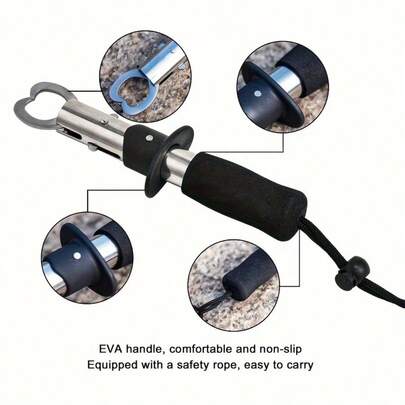 High-Quality Stainless Steel Fishing Tool Set, With Opener, Cutter And Rope Tying Combo - Essential Gear For Fishing Tackle Box And Anglers, Suitable For Freshwater/Saltwater Fishing, Durable For Long-Term Use In Various Fishing Scenarios
