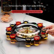 Rotating Drinking Game For Adults Party White Elephant Gifts For Adults Ideas, Fungames For Adult Party, Juegos Para Adultos Mesa Devino Spinner Prop, Perfect For Game Nights, Bachelorette Parties - Black - View 11