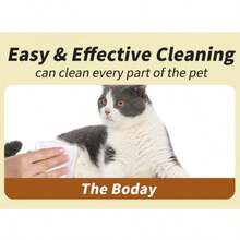 160pcs/80pcs/20pcs/10pcs Pet Wet Wipes, Suitable For Dogs And Cats, Soft And Gentle, Non-Irritating, Suitable For Small, Medium And Large Pets, Pet Essential, Beauty Care Essential | Gentle Cleaning Wipes | Soft Texture - Uscented - View 7
