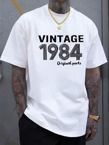 Camiseta unisex de manga corta, para hombre Elegante Informal Gráfico Tee - Vintage Hip-Hop Estilo, Todos los días Ropa Y Deportes, Suave Y Transpirable Negrita Imprimir Diseño, Tripulación Cuello, Corto Manga Verano Esencial, Hip-Hop Teeplayeras hombre, , ,  mujer,romwe hombres, boho chic,maestras regalos,camiseta para conjuntos de mujer con curvas para mu,y2k, - Blanco - Ver 6