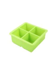 1个可重复使用的蜂窝状3D硅胶冰格模具，适用于威士忌、鸡尾酒、果汁，非常适合万圣节、圣诞节和各种庆祝活动 - 四格冰格 - 查看 9