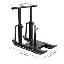 Fitness Sled With 5 Height Adjustable Levels, Black Weight Sled For Training, Weighted Training Sled For Homes, Gyms, Fitness Centers - A - View 2