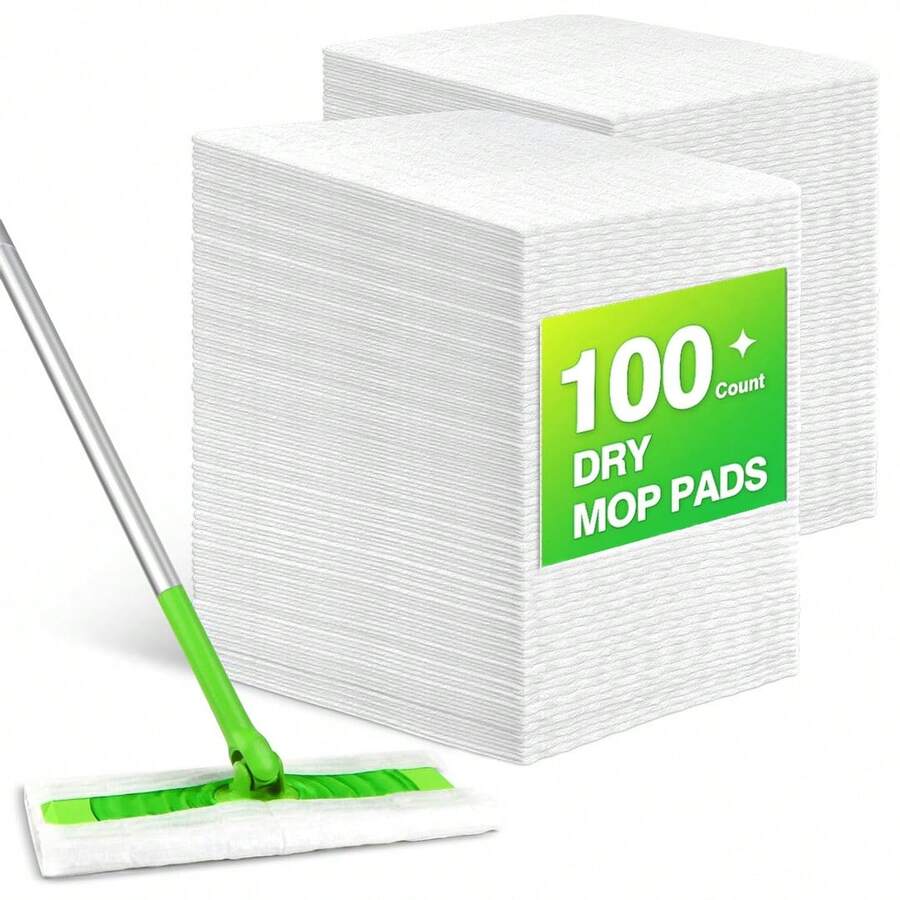 100/60/30pcs Disposable Dry Sweeping Cloth Pads, Suitable For Sweeping Robot, Home Floor, Car Dust Removal, Static Mop Pads