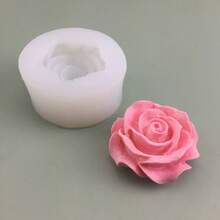 3件套蜡烛模具，玫瑰、牡丹和康乃馨造型硅胶模具，适用于蜡烛、肥皂和陶器制作。适合手工制作、家居装饰、婚礼、生日、情人节和感恩节礼物——蜡烛制作材料、树脂工艺品和精致花瓣装饰品。 - 模具/玫+馨+丹 - 查看 4
