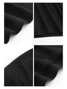 Women T-Shirts - Black - View 5