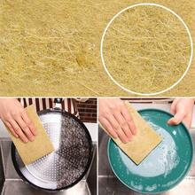 5/10/20 Pieces Microfiber Sisal Sponge Eco-Friendly Plant Sponges for Dishwashing Natural Fiber Cleaning Cloth Kitchen Accessories - 20 piezas - Ver 3