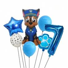 Paw Patrol Themed Birthday Number Balloon Set For Themed Parties, Birthday Parties, Friend Gatherings, And Graduation - As Shown In the Figure - View 10
