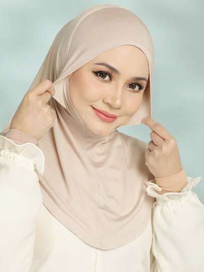 Khăn trùm đầu Hijab thoáng khí, kín đáo, tiện lợi cho nữ, thấm hút mồ hôi, sẵn sàng sử dụng, thích hợp cho mùa xuân/hè.