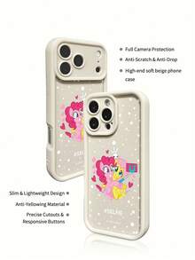 Hasbro MY LITTLE PONY 官方正品手机壳，兼容三星 Galaxy S23、Galaxy S24、Galaxy S25、苹果 iPhone 17、17 Air、17 Pro、17 Pro Max、11、12、13、14、15、16 Pro、16 Pro Max、14 Plus、15 Plus、16 Plus、15 Pro Max、16 Pro、16 Pro Max、XR、XS Max、X - 米色 - 查看 6