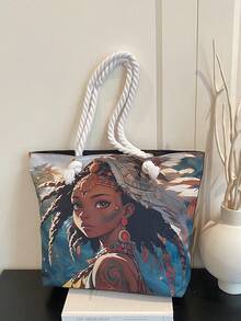 Bolso de mano de gran capacidad para mujer, nueva llegada de bolso de hombro minimalista para ir al trabajo - Multicolor - Ver 12