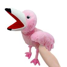1pc Plush Bird Hand Puppet, Cute Plush Hand Puppet For Interactive Storytelling, Role Play Toy, Performance Prop Suitable For Family Games, Parties, Birthdays - Multicolor - View 9