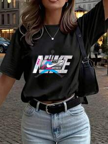 Women T-Shirts - Black - View 1